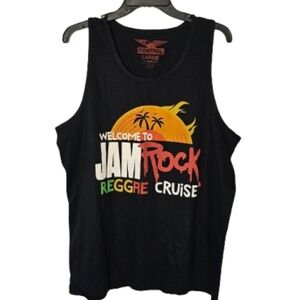 Control Jam Rock Reggae Cruise Black Tank Top size Large